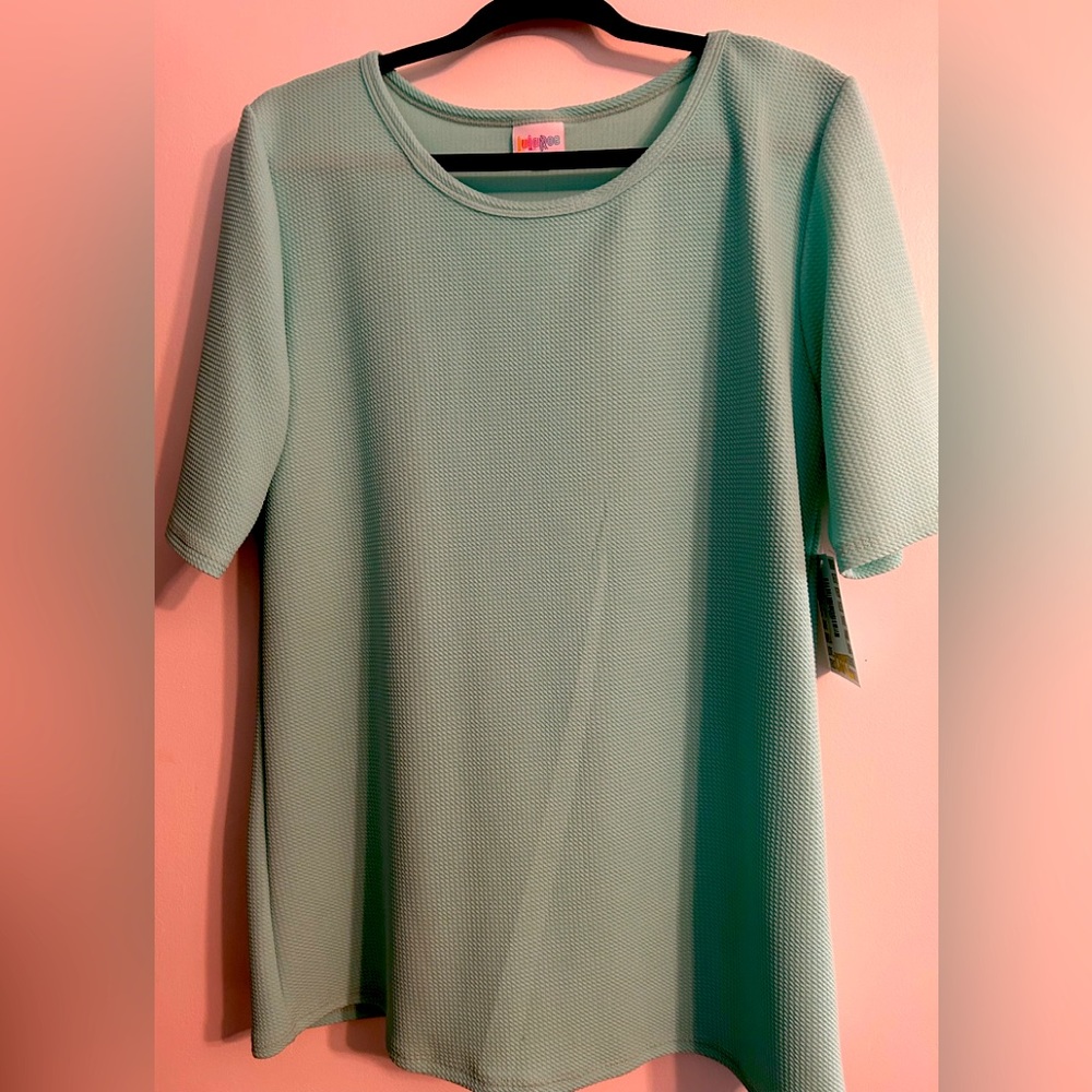 LuLaRoe Gigi shirt top mint green 3XL NWT
